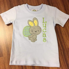 Load image into Gallery viewer, Easter Bunny and Egg Toddler Short Sleeve Shirt