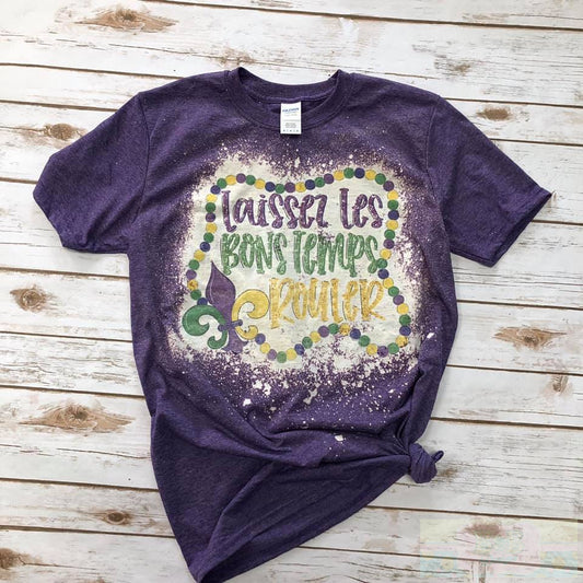 Laissez Les Bons Temps Rouler Mardi Gras Tee
