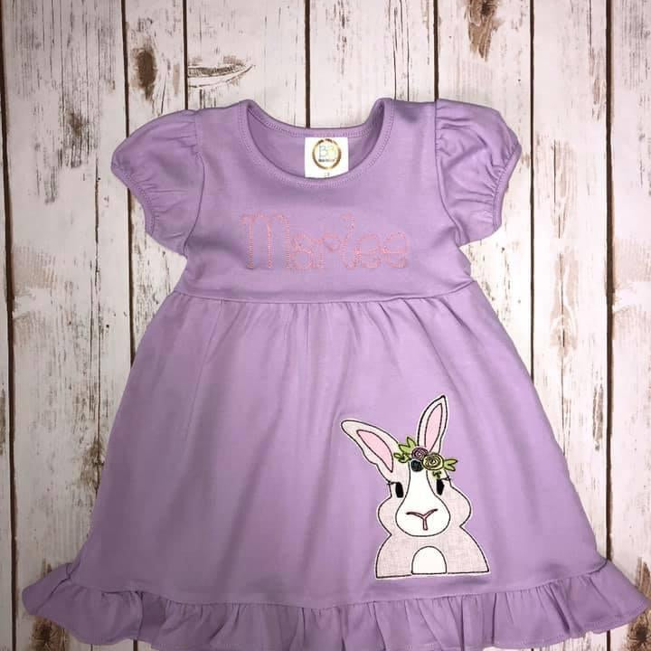 Easter Bunny Ruffle Dress