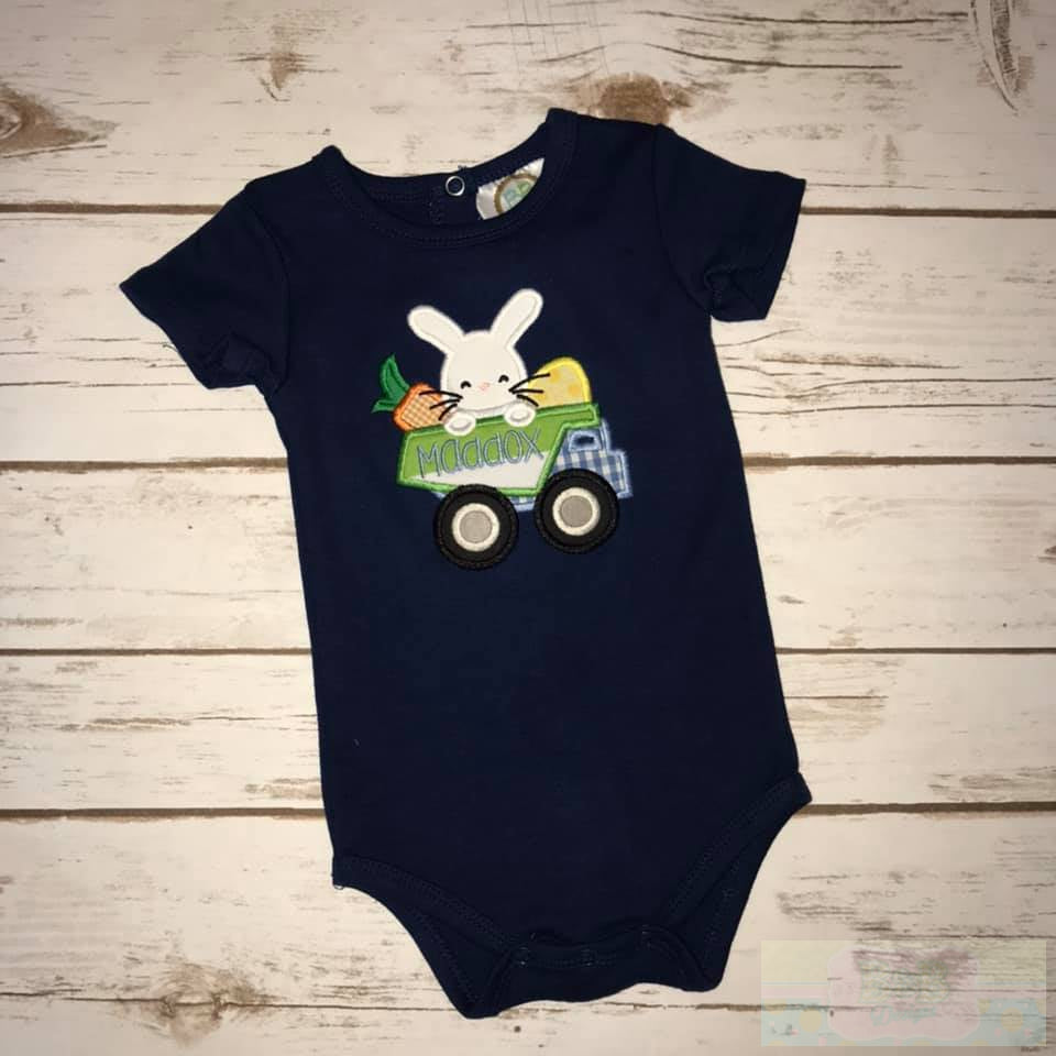 Easter Bunny Short Sleeve Onesie