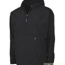 Load image into Gallery viewer, Youth Black Charles River Pack-N-Go Pullover