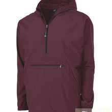 Load image into Gallery viewer, Youth Maroon Charles River Pack-N-Go Pullover