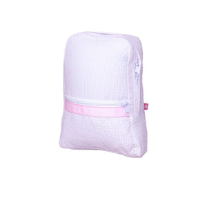 Oh Mint! Small Seersucker Backpack