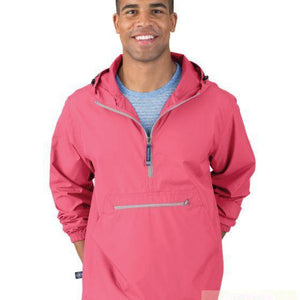 Adult Coral Charles River Pack-N-Go Pullover