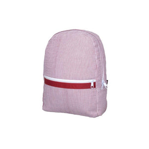 Oh Mint! Small Seersucker Backpack
