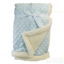 Load image into Gallery viewer, Baby Snuggle Blanket Minky Sherpa