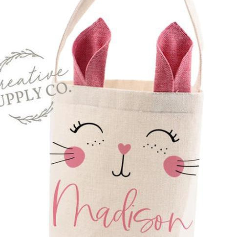Linen Easter Basket