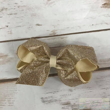 Load image into Gallery viewer, Wee Ones Glitter Hairbow Clip