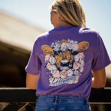 Load image into Gallery viewer, Lillybelle Flower Cow Short Sleeve