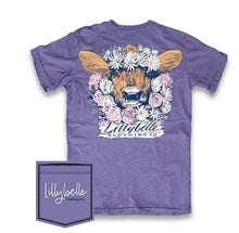 Load image into Gallery viewer, Lillybelle Flower Cow Short Sleeve