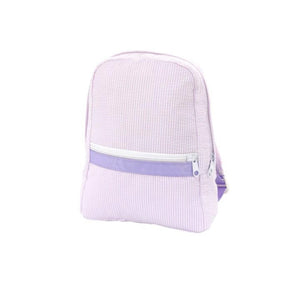 Oh Mint! Small Seersucker Backpack