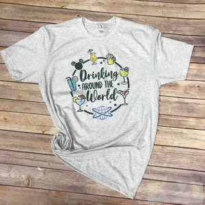 Drinking Around The World Short Sleeve T-Shirt