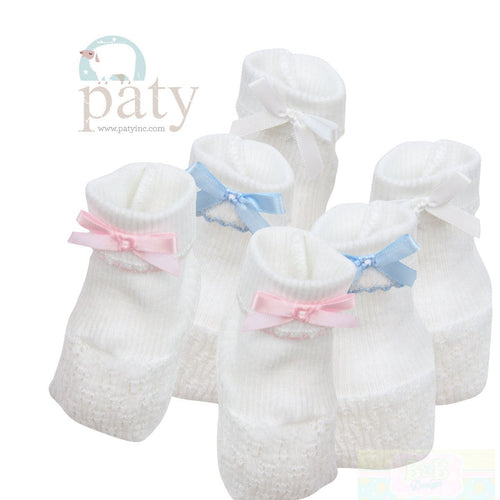 Paty, Inc. Knit Baby Booties