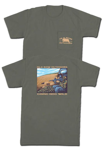 Old Row Outdoors Hog Wild Pocket Tee