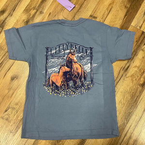 Lillybelle Horse and Pony Short Sleeve YXS-A2X