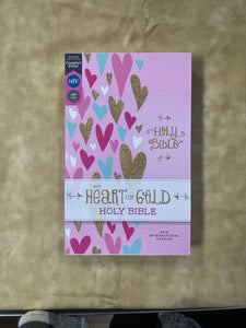 NIV Heart of Gold Holy Bible