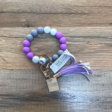 Load image into Gallery viewer, Beaded Key Wristlet