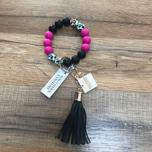 Load image into Gallery viewer, Beaded Key Wristlet