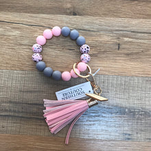 Load image into Gallery viewer, Beaded Key Wristlet