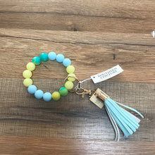 Load image into Gallery viewer, Beaded Key Wristlet
