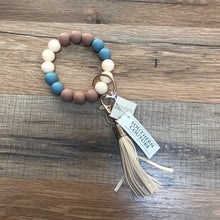 Load image into Gallery viewer, Beaded Key Wristlet