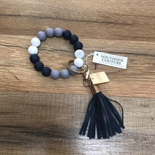 Load image into Gallery viewer, Beaded Key Wristlet