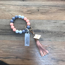 Load image into Gallery viewer, Beaded Key Wristlet