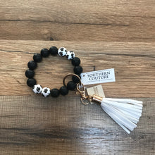 Load image into Gallery viewer, Beaded Key Wristlet