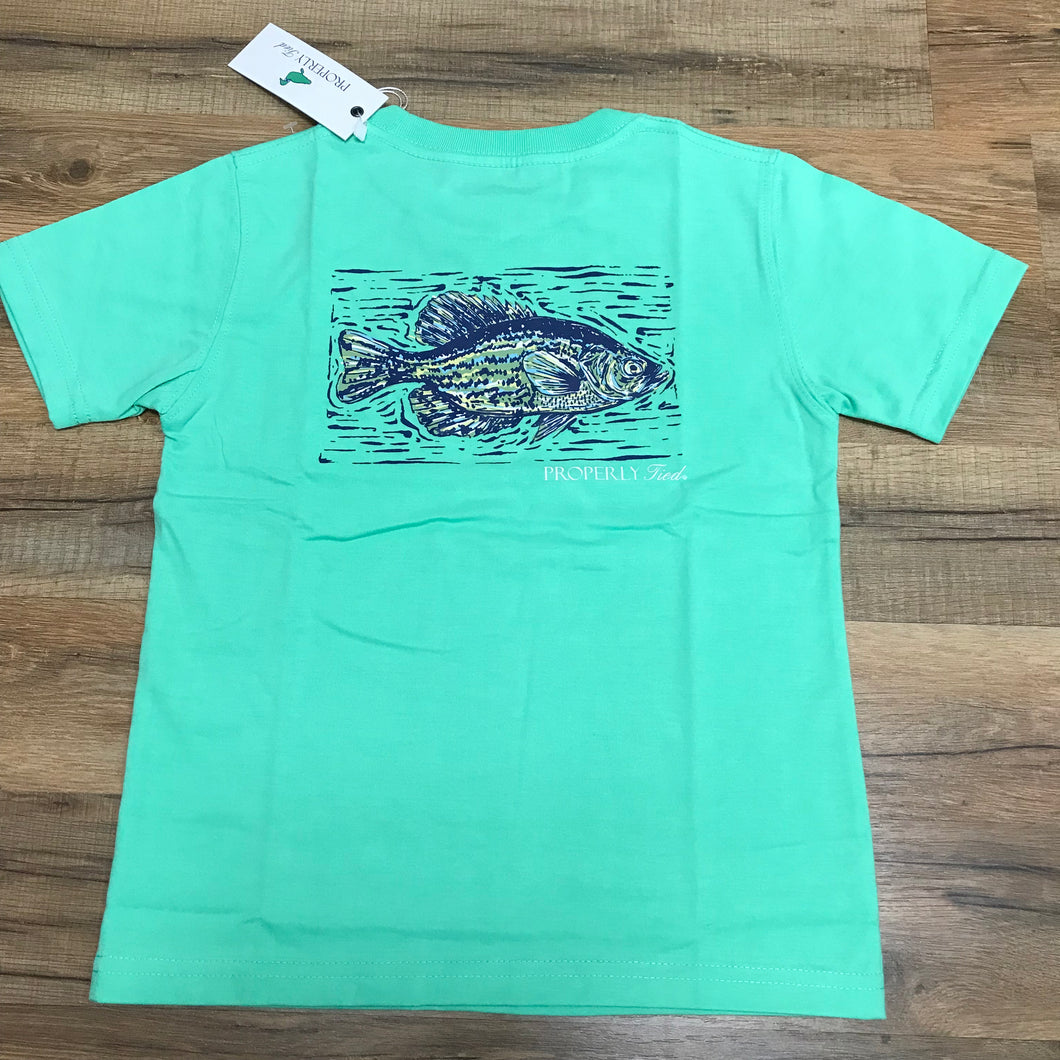 Properly Tied Short Sleeve - Crappie Wash Green
