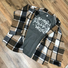 Load image into Gallery viewer, Button Down Plaid Shacket