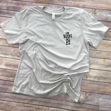 Load image into Gallery viewer, Leopard Cross Short Sleeve Tee