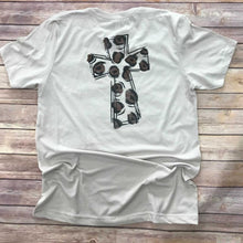 Load image into Gallery viewer, Leopard Cross Short Sleeve Tee
