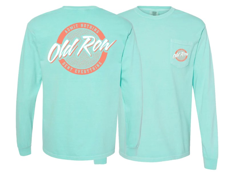 Old Row Circle Logo Chalky Mint T-Shirt Long Sleeve