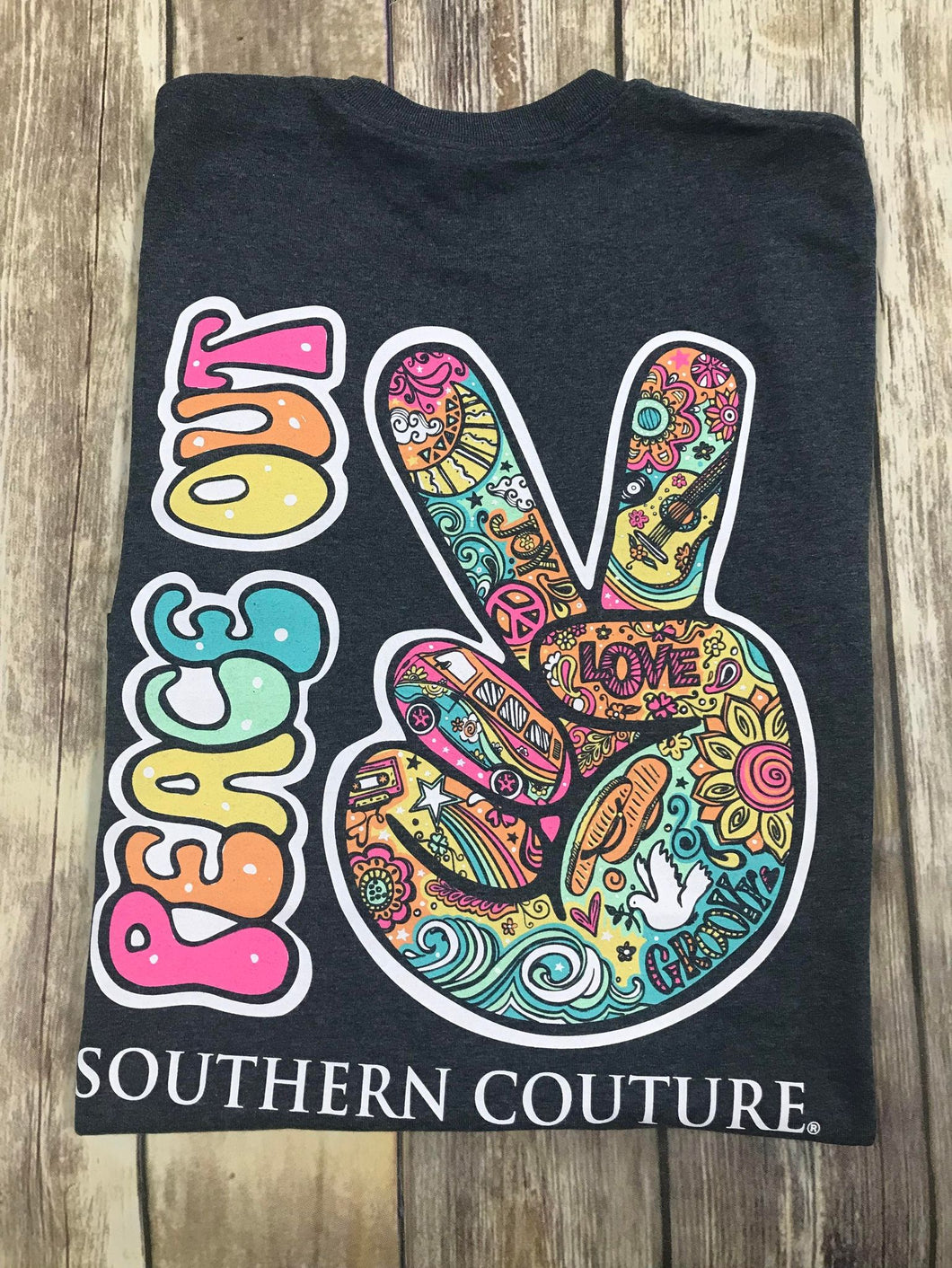 Peace Out Retro Short Sleeve