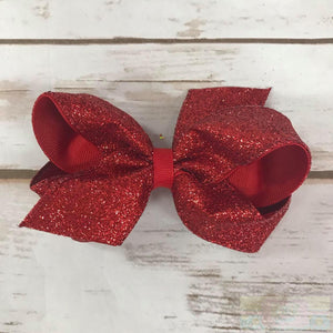 Wee Ones Glitter Hairbow Clip