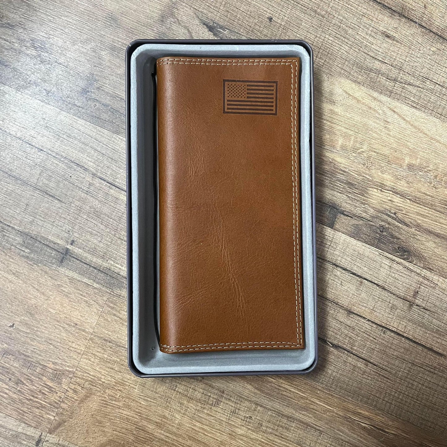 ZEP-PRO Tan Embossed Roper Wallet