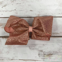 Load image into Gallery viewer, Wee Ones Glitter Hairbow Clip