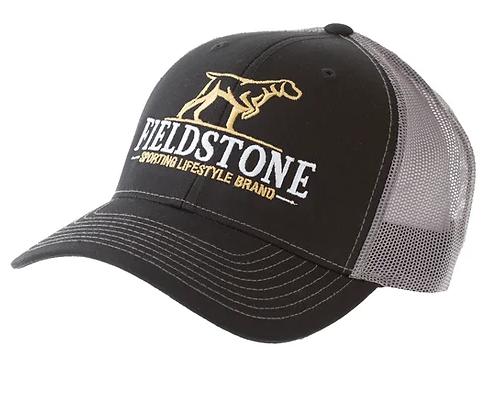 Fieldstone Hat Logo with Pointer Dog