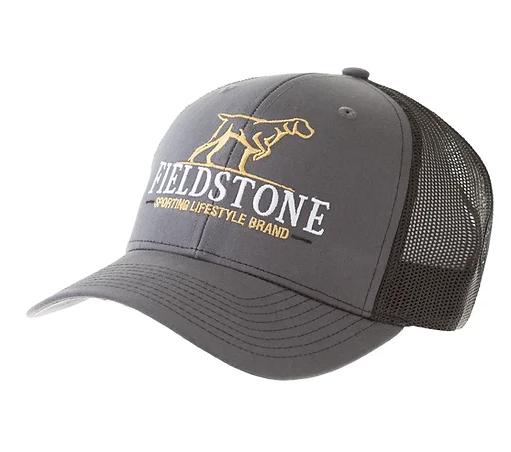 Fieldstone Hat Logo with Pointer Dog