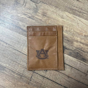 ZEP-PRO Tan Embossed Slim Front Pocket Wallet
