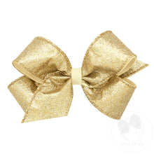 Load image into Gallery viewer, Wee Ones Glitter Hairbow Clip