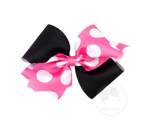 Wee Ones Printed Ribbon Hairbow Clip