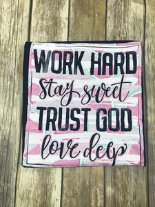 Work Hard Trust God Short Sleeve