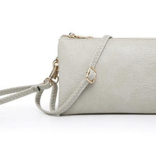 Load image into Gallery viewer, The Riley- Monogrammable 3 Compartment Wristlet/Crossbody