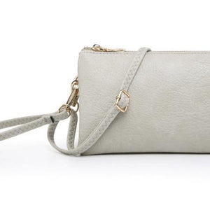 The Riley- Monogrammable 3 Compartment Wristlet/Crossbody