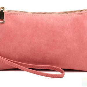 The Riley- Monogrammable 3 Compartment Wristlet/Crossbody