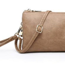 Load image into Gallery viewer, The Riley- Monogrammable 3 Compartment Wristlet/Crossbody