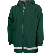Load image into Gallery viewer, Youth Forest Charles River New Englander Rain Jacket