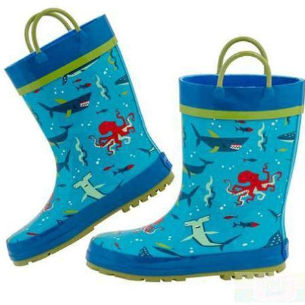 Stephen Joseph Boy's Shark Rain Boots
