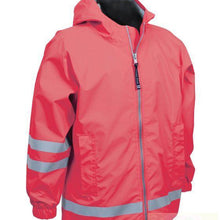 Load image into Gallery viewer, Children&#39;s Coral Charles River New Englander Rain Jacket
